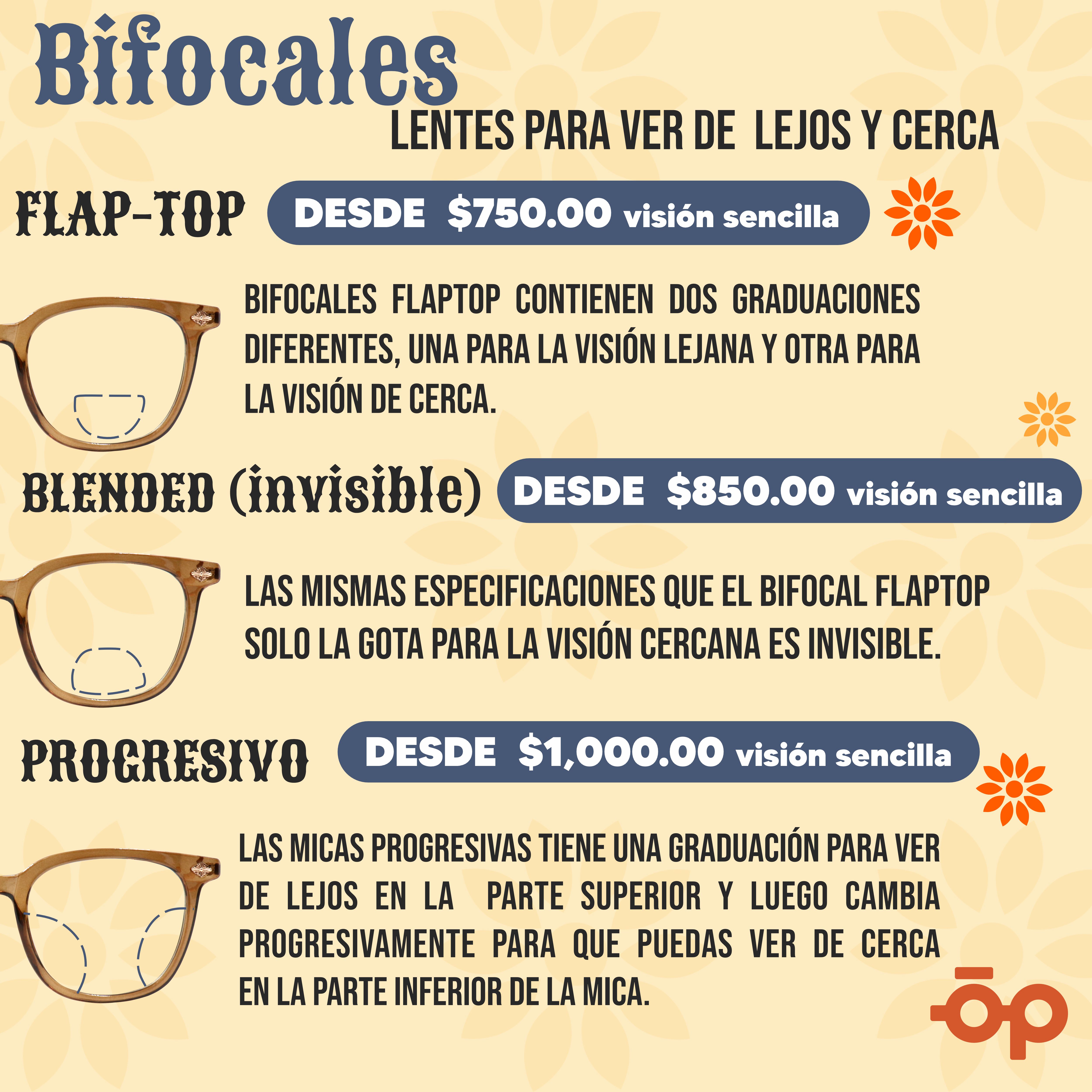 BIFOCALES Y PROGRESIVO PROMO